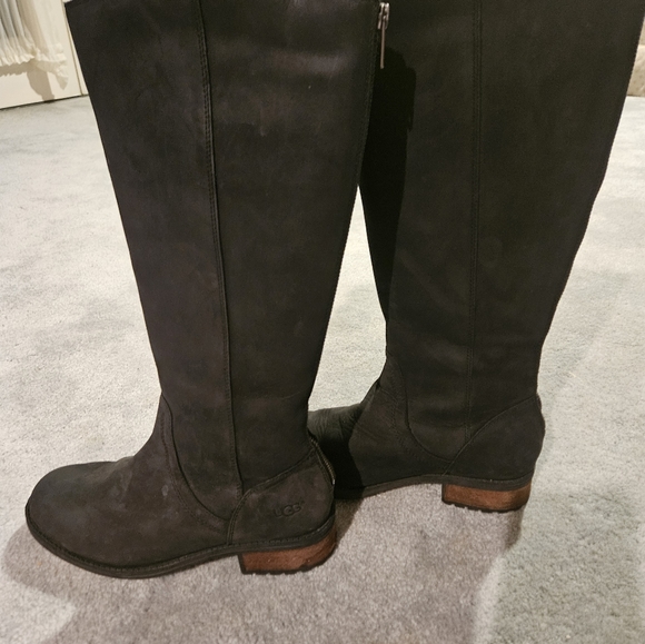 UGG Seldon Tall 1009201 Black Womens Boots, Size 7 - Picture 13 of 15